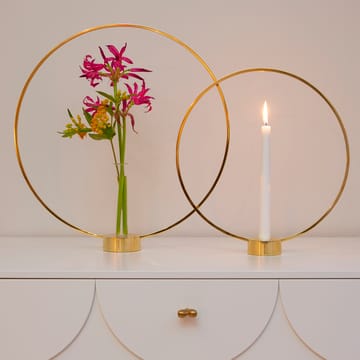 Gloria candle holder, small - brass - KLONG