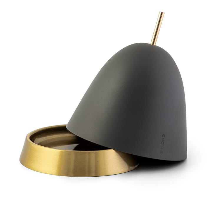 Gömma storage medium 16.5 cm - grey-brass - KLONG