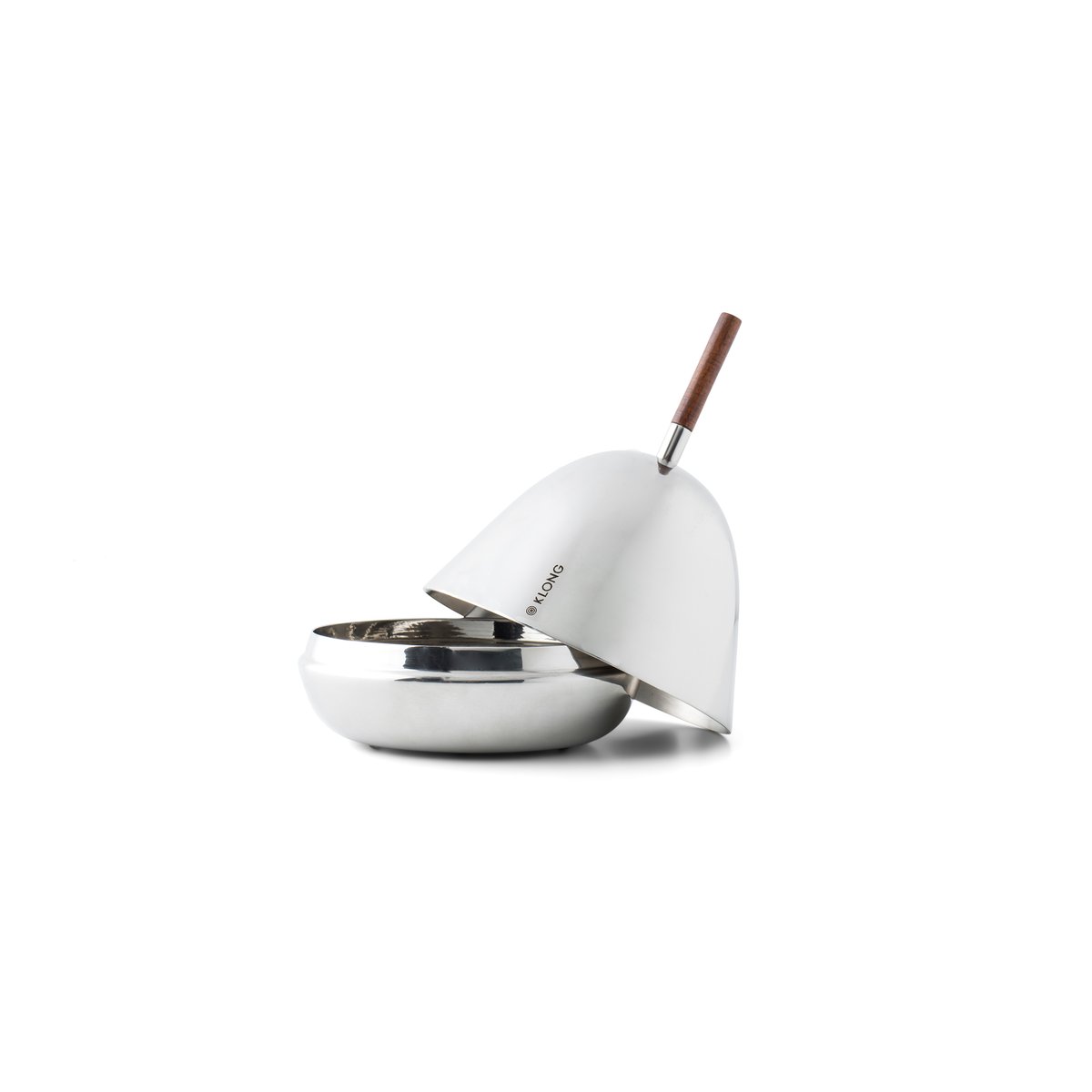 KLONG Gömma storage small 12 cm Steel | Scandinavian Design | Boxes & jars | Silver-coloured