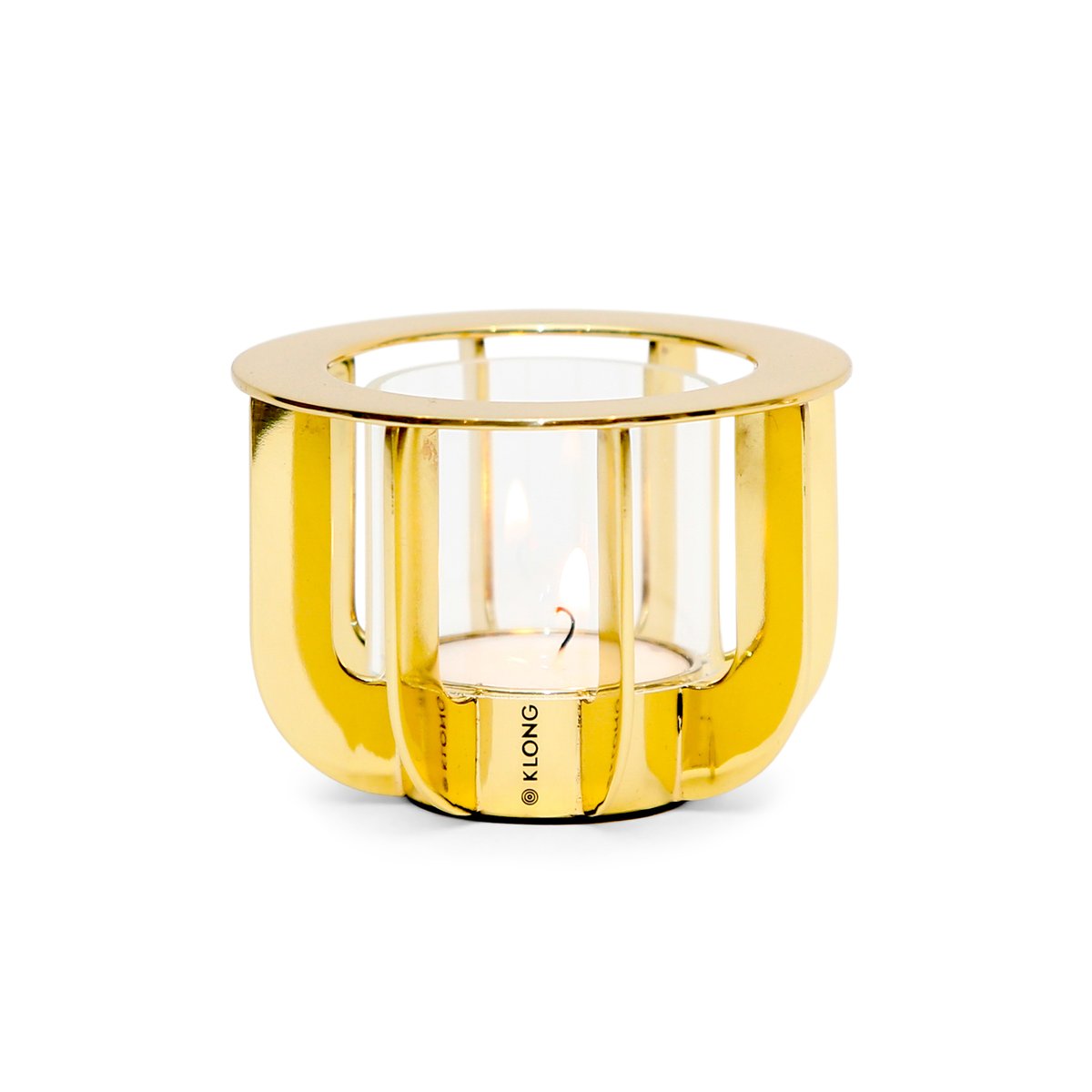 KLONG Jazz lantern Mini | Scandinavian Design | Tea light holders, lanterns & candle dishes | Yellow