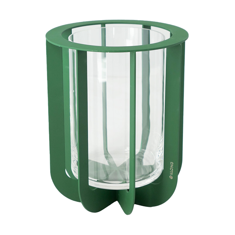 KLONG Jazz vase 20 cm Green | Scandinavian Design | Vases | Green