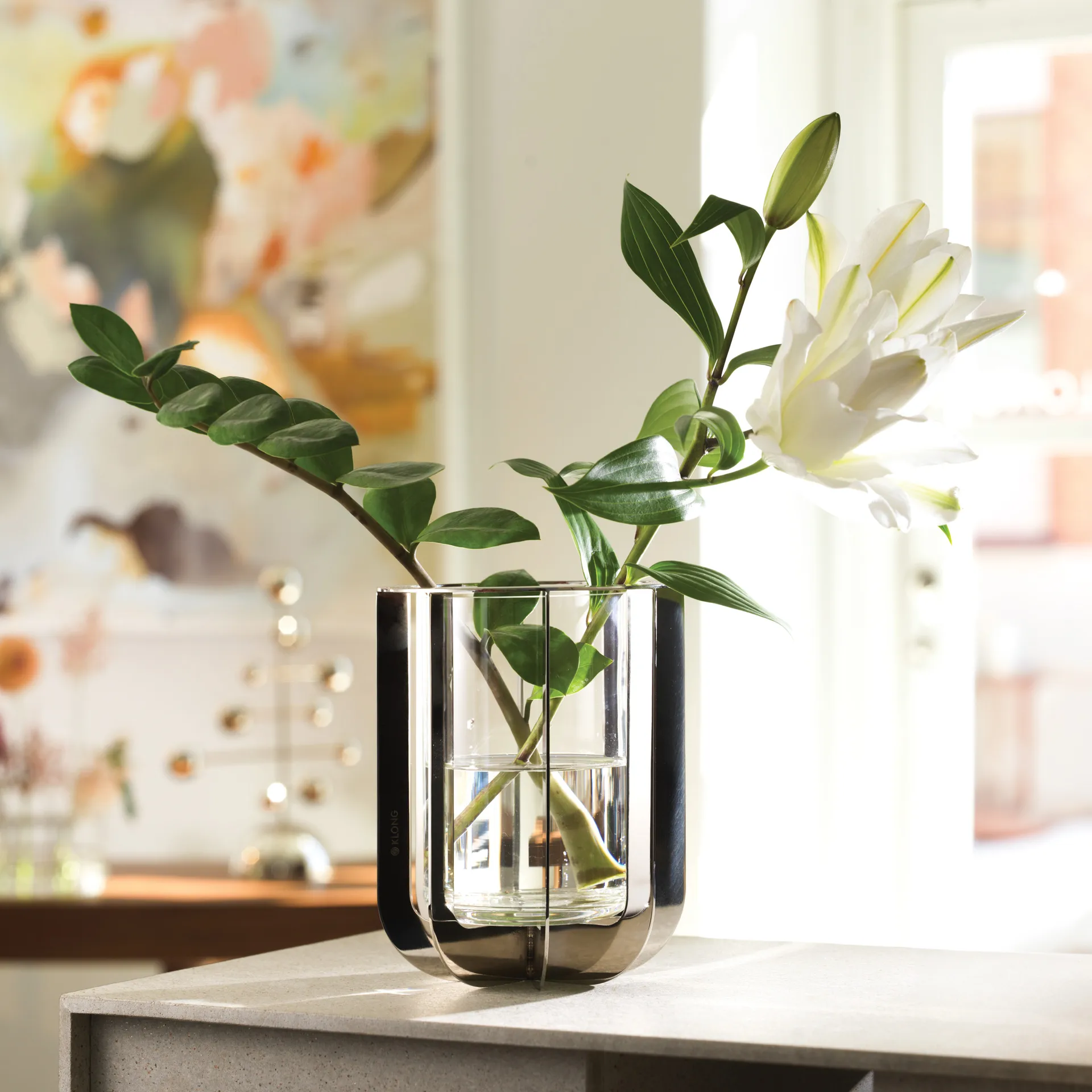 Jazz vase 20 cm, Silver KLONG