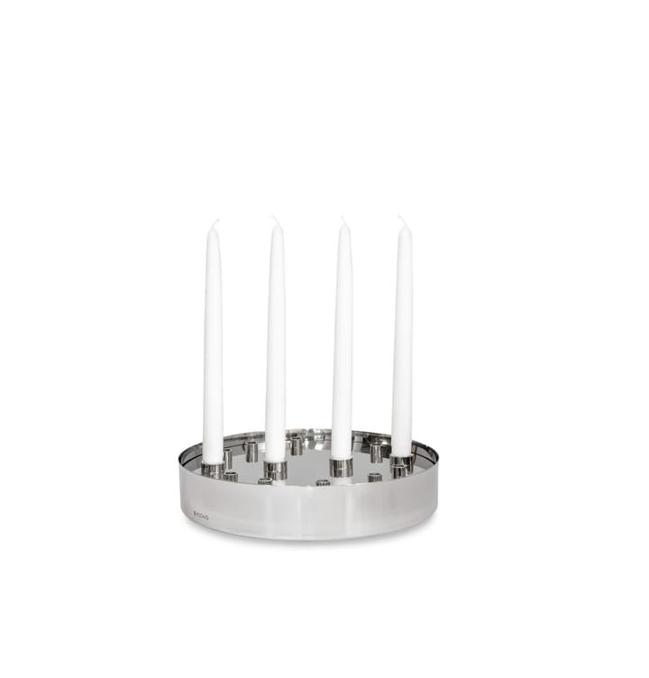 Joyful advent candle holder - Silver - KLONG