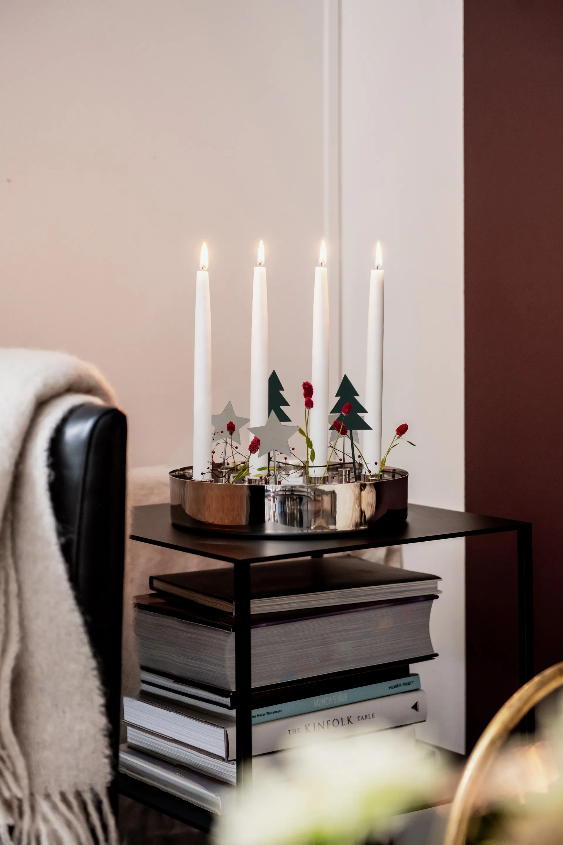 Jubel advent candle holder, Silver KLONG