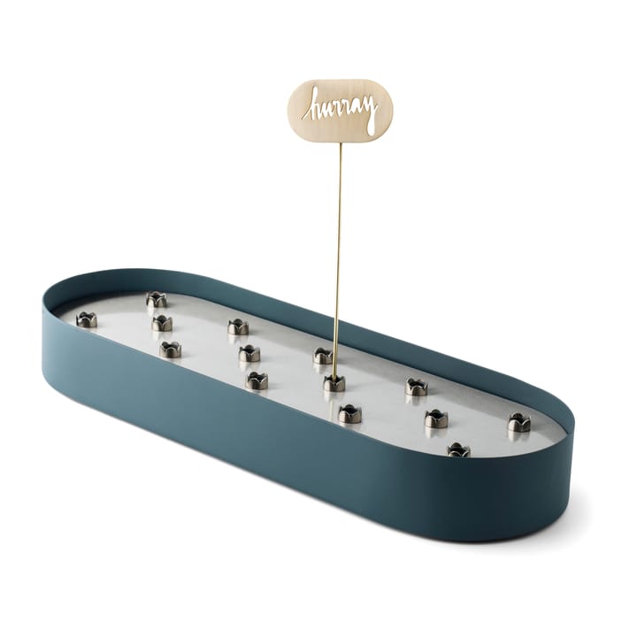 Jubel multifunctional vase 45x14 cm, Steel-blue KLONG