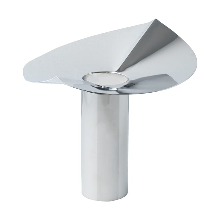 Löv vase-candle holder, Stainless steel KLONG