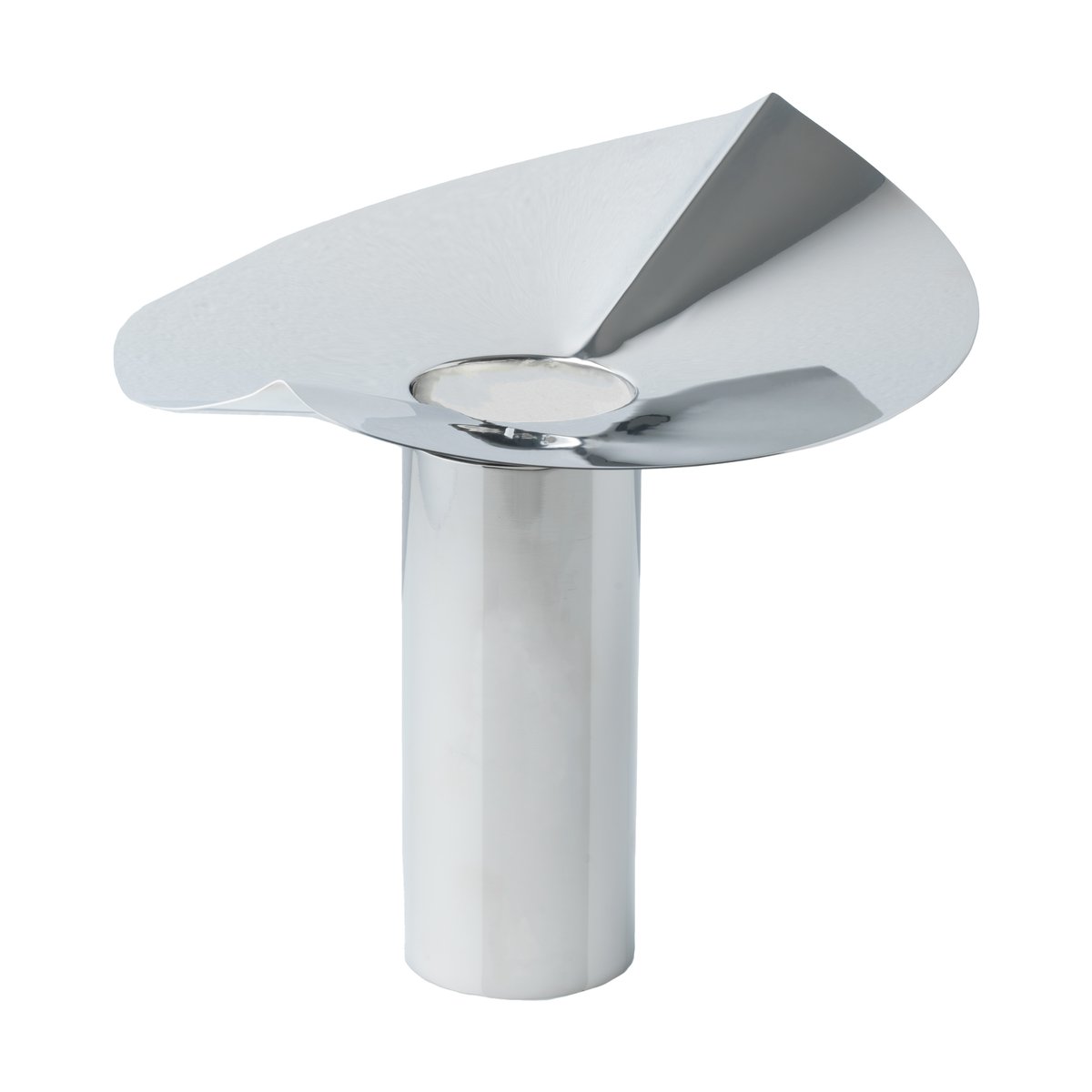 KLONG Löv vase-candle holder Stainless steel