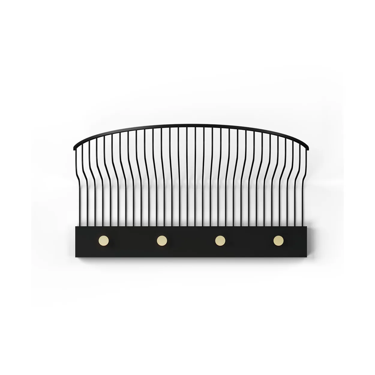 KLONG Lunett hat rack Black | Scandinavian Design | Hat Racks & Hat Shelves | Black