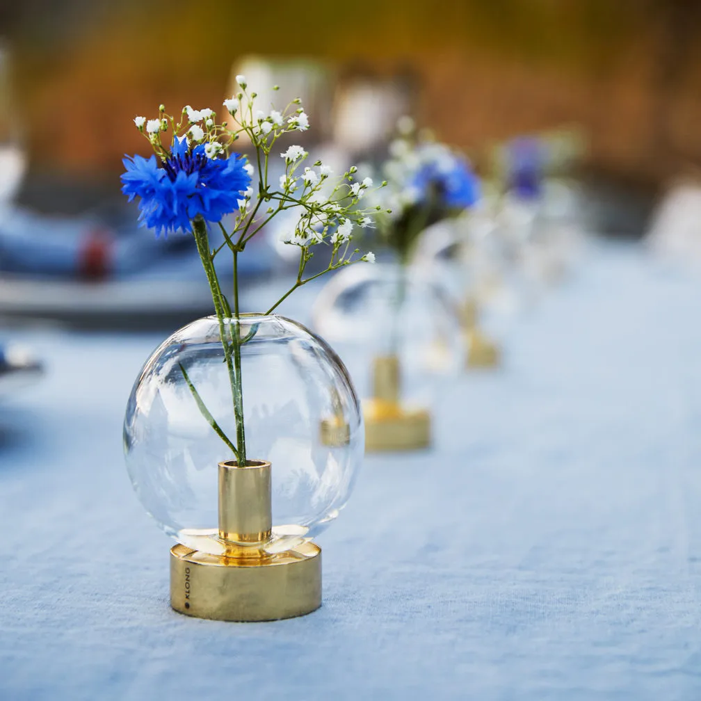 Orbis vase 3-pack, Brass KLONG