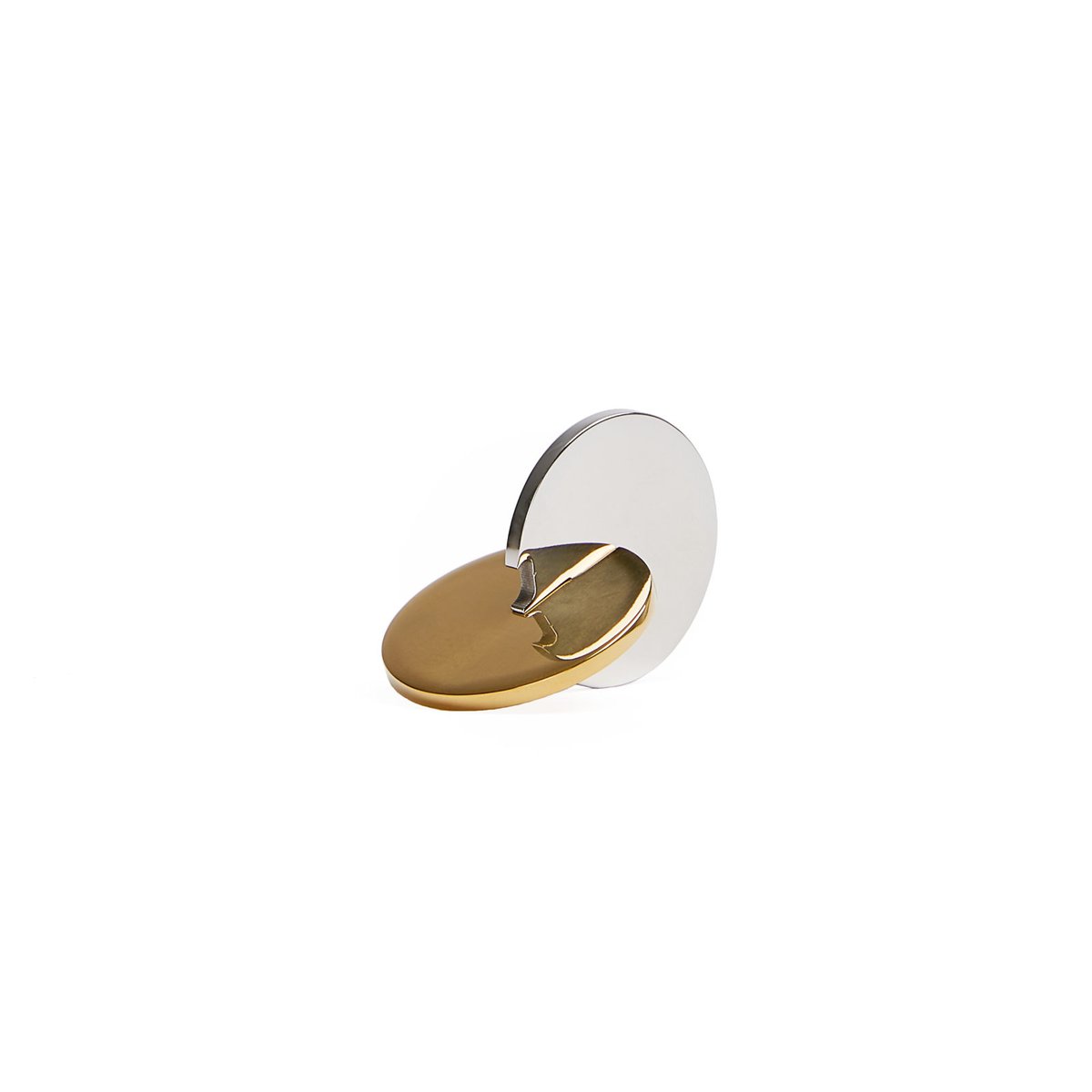KLONG Otto bottle opener brass | Scandinavian Design | Silver-coloured