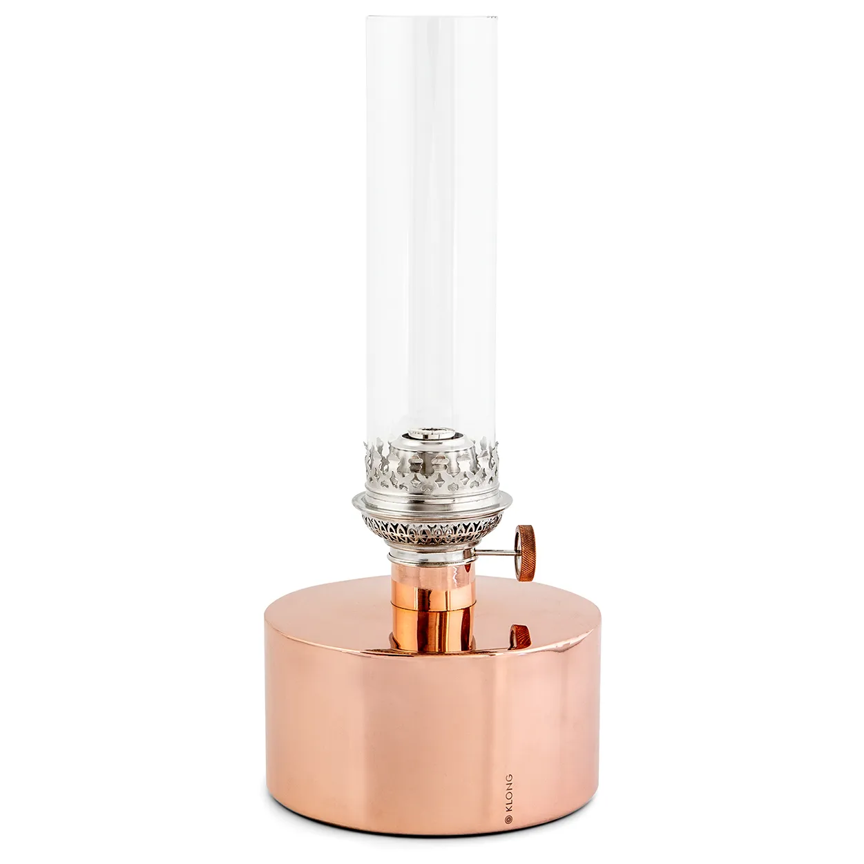 Patina oil lamp, large, Copper KLONG