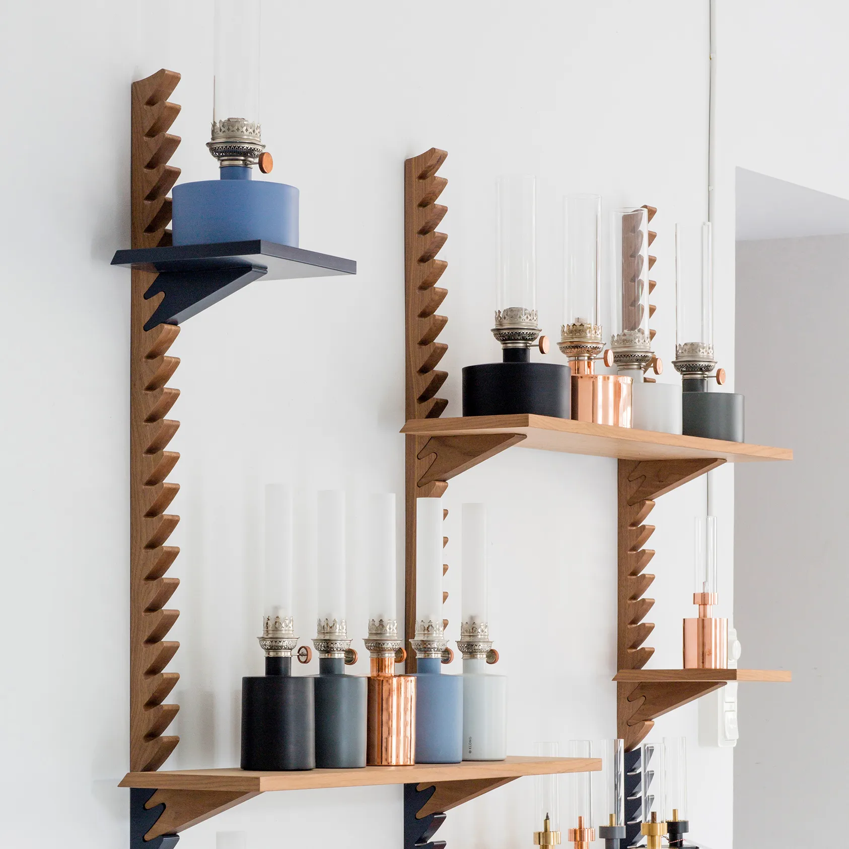 Patina oil lamp, large, Copper KLONG