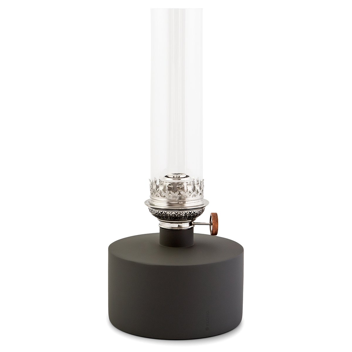 KLONG Patina oil lamp, large Grey | Scandinavian Design | Oil & kerosene lamps | Grey