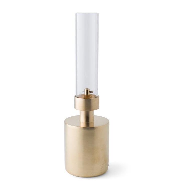 KLONG Patina oil lamp mini 28 cm Brass | Scandinavian Design | Oil & kerosene lamps | Gold-coloured