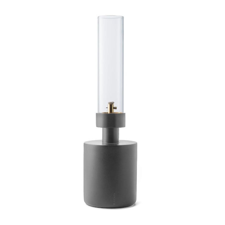 KLONG Patina oil lamp mini 28 cm Grey | Scandinavian Design | Oil & kerosene lamps | Grey