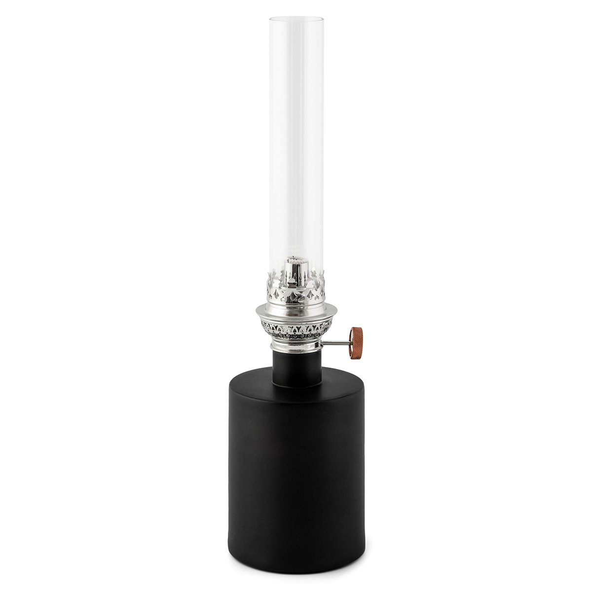 KLONG Patina oil lamp, small black | Scandinavian Design | Oil & kerosene lamps | Black