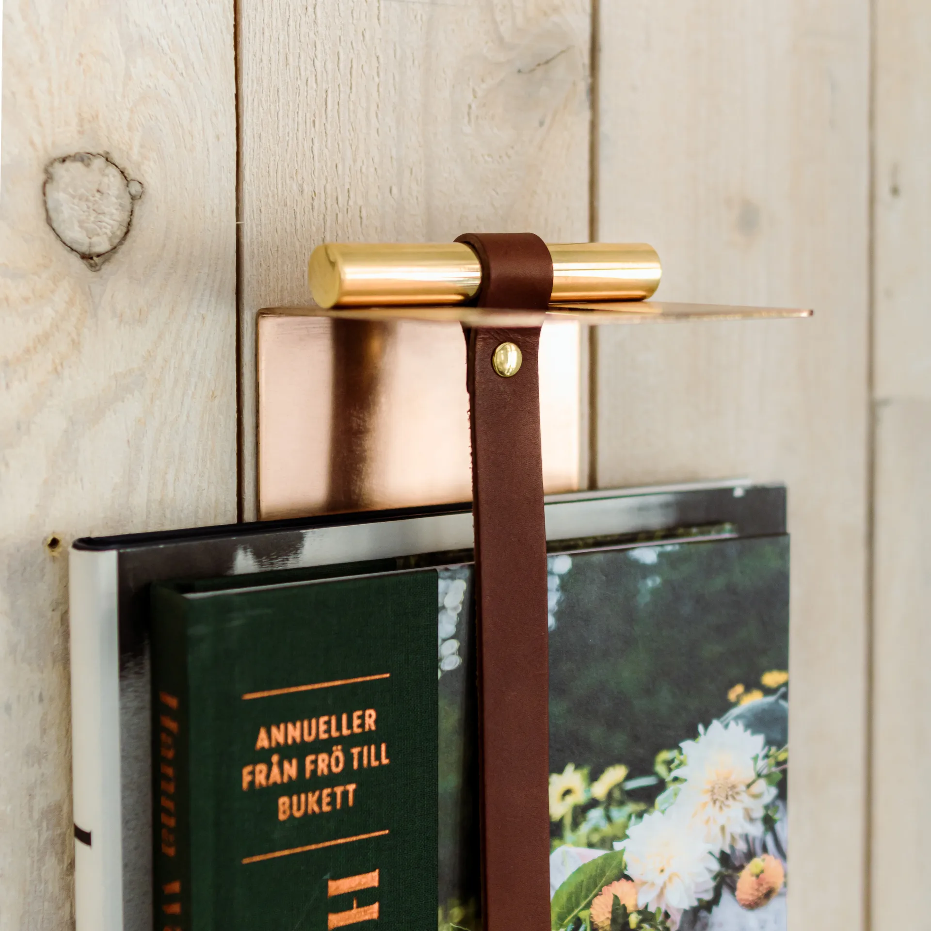 Strapp shelf 10x33 cm, Copper KLONG