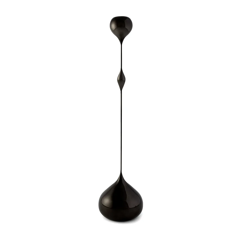 KLONG Tender candle holder high Black | Scandinavian Design | Candle holders | Black