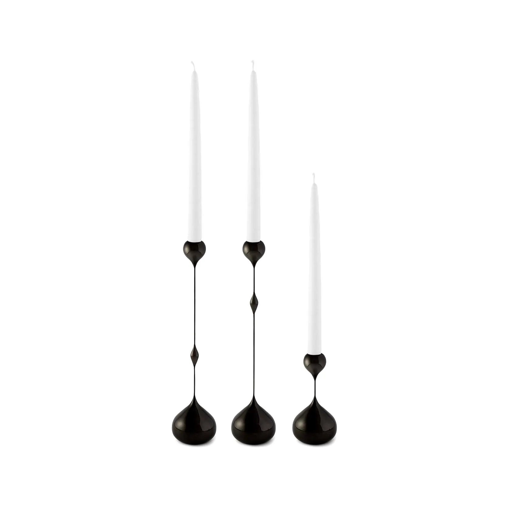Tender candle holder small, Black KLONG