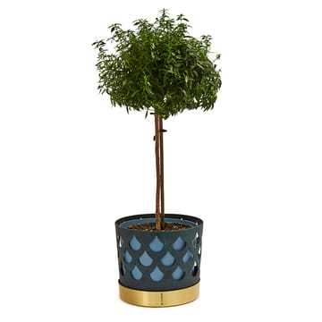 Trio flower pot drop large Ø28 cm - blue - KLONG