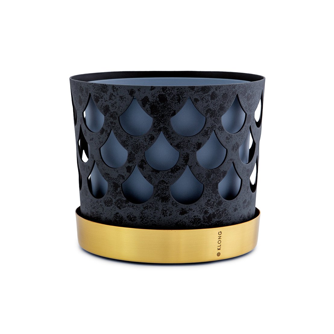 KLONG Trio flower pot drop medium Ø18 cm blue | Scandinavian Design | Flower pots | Blue