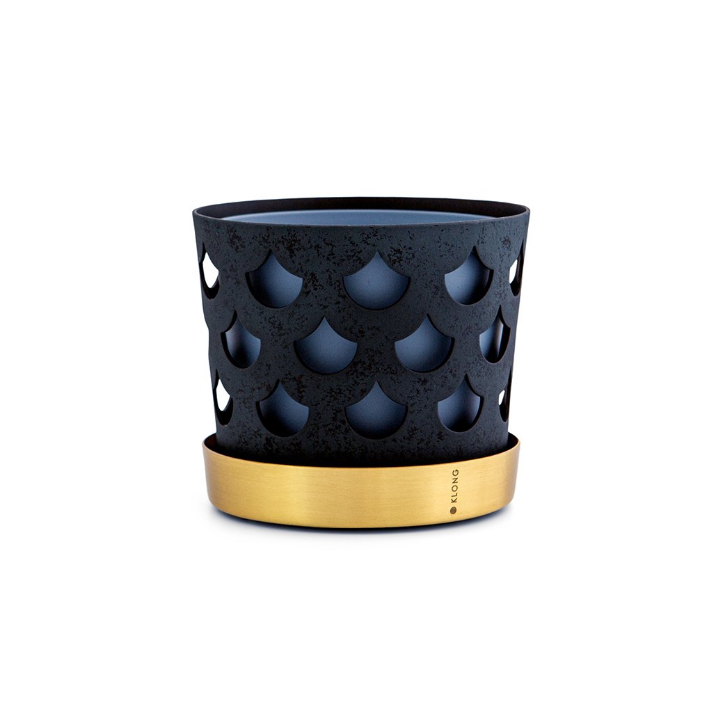 KLONG Trio flower pot drop small o12 cm blue | Scandinavian Design | Flower pots | Blue