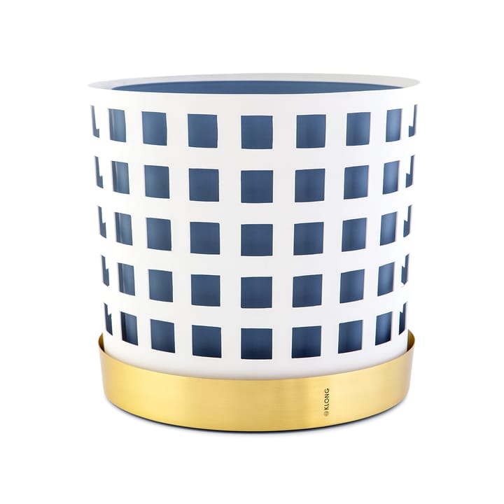 Trio flower pot square, large, white KLONG