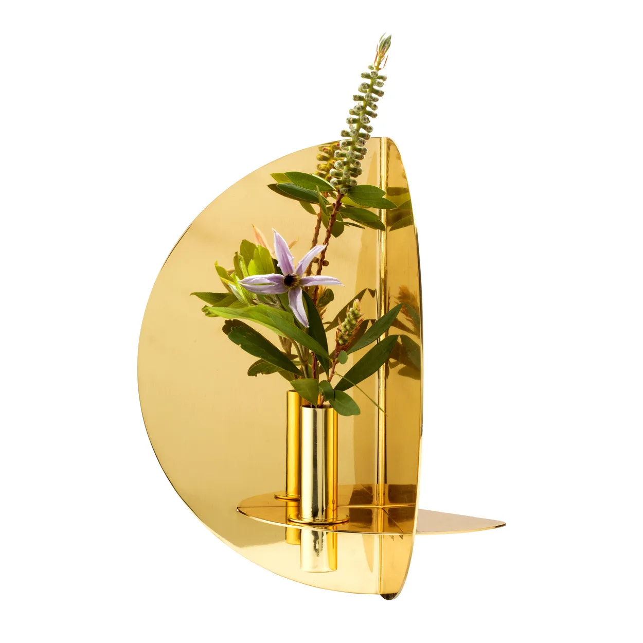 KLONG Twilight candle sticks wall brass | Scandinavian Design | Candle holders | Gold-coloured