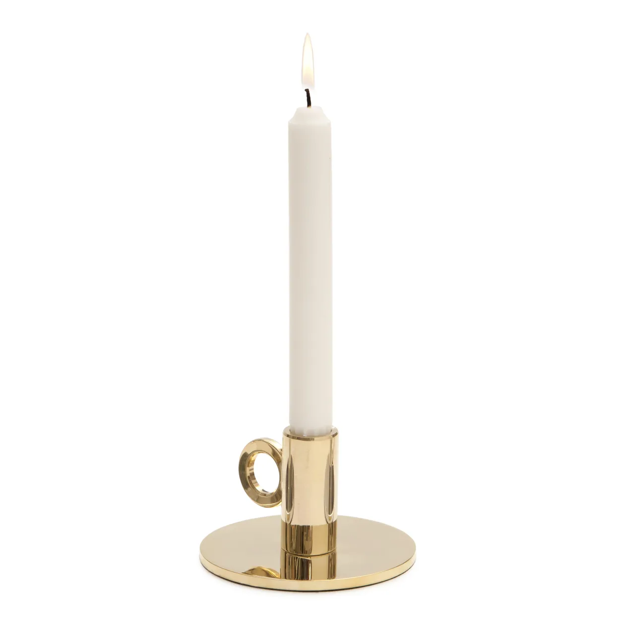 KLONG Vesper candle holder brass | Scandinavian Design | Candle holders | Gold-coloured