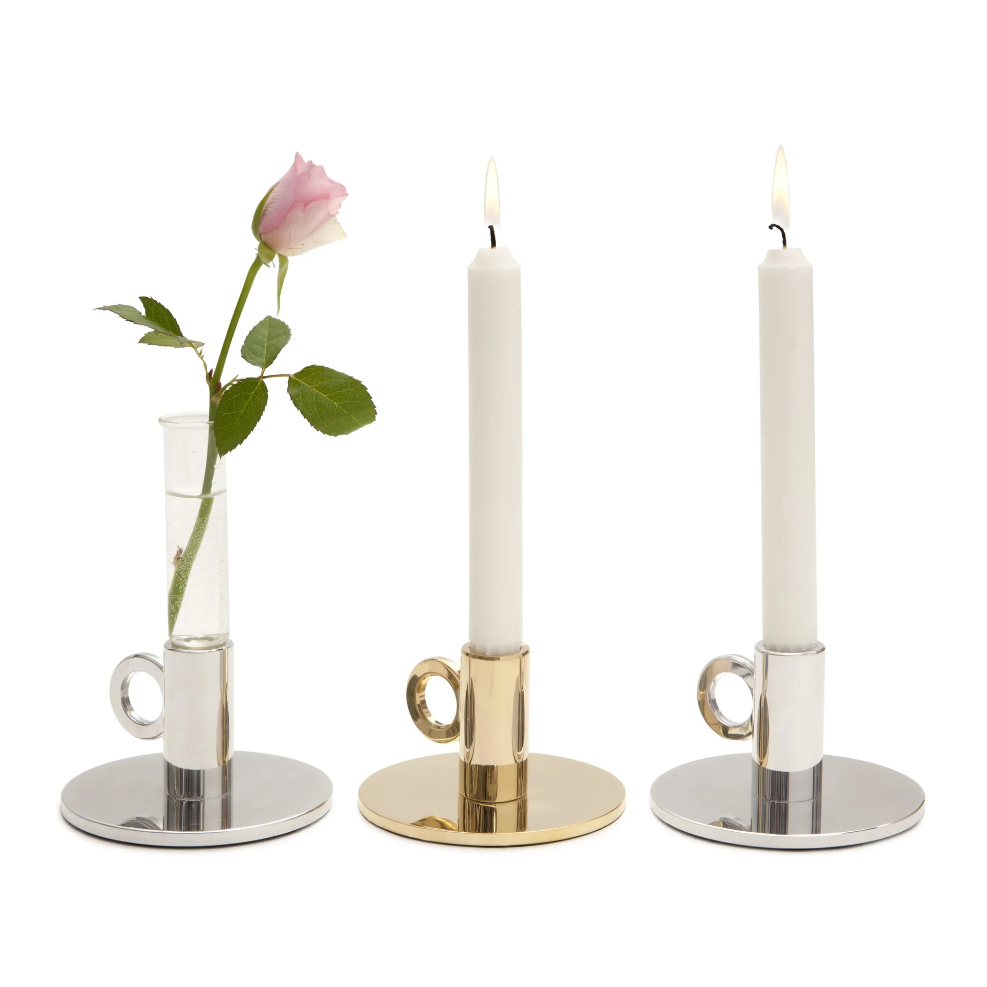 Vesper candle holder, brass KLONG