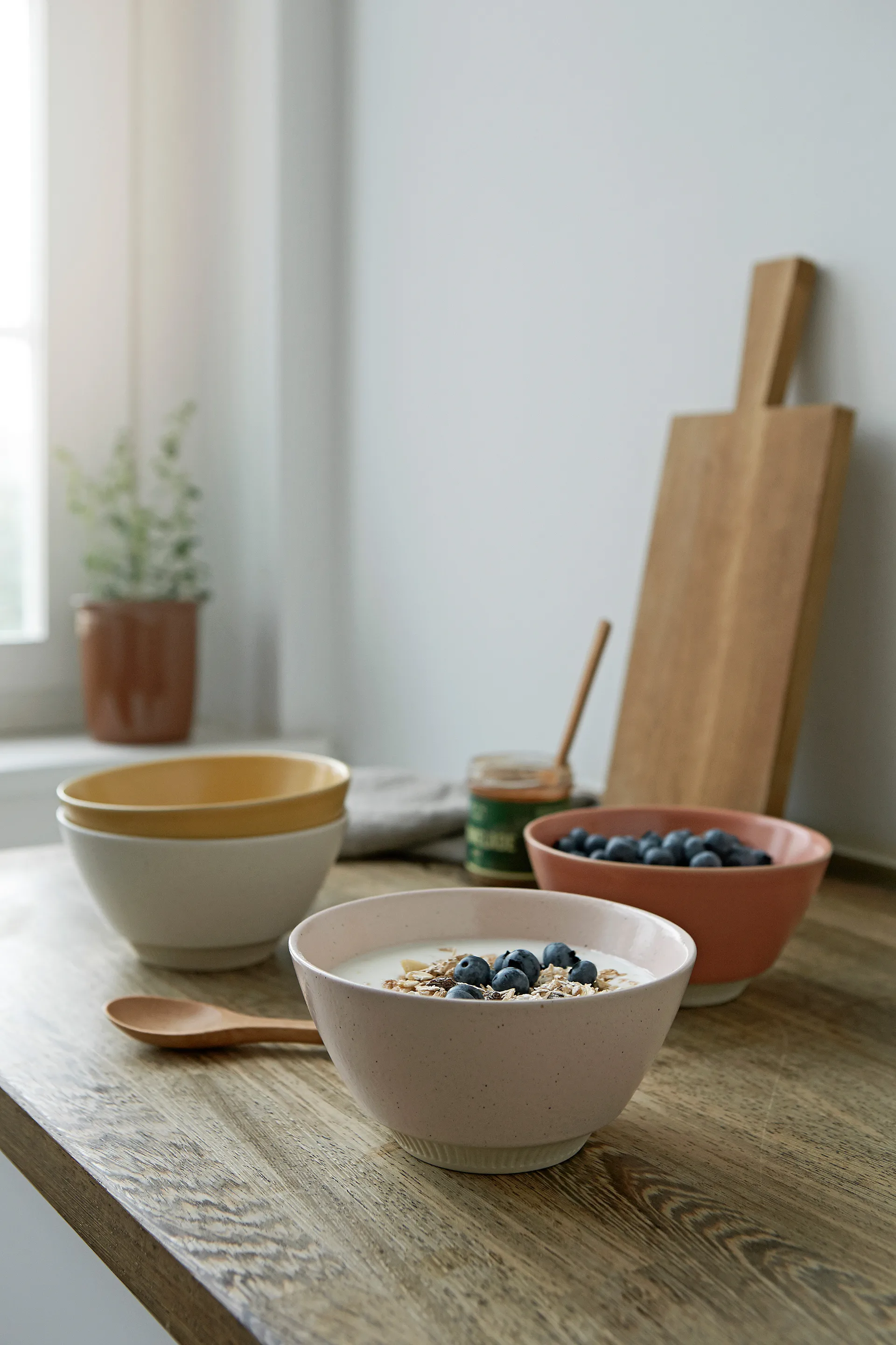 Colorit bowl Ø14 cm, Pink Knabstrup Keramik