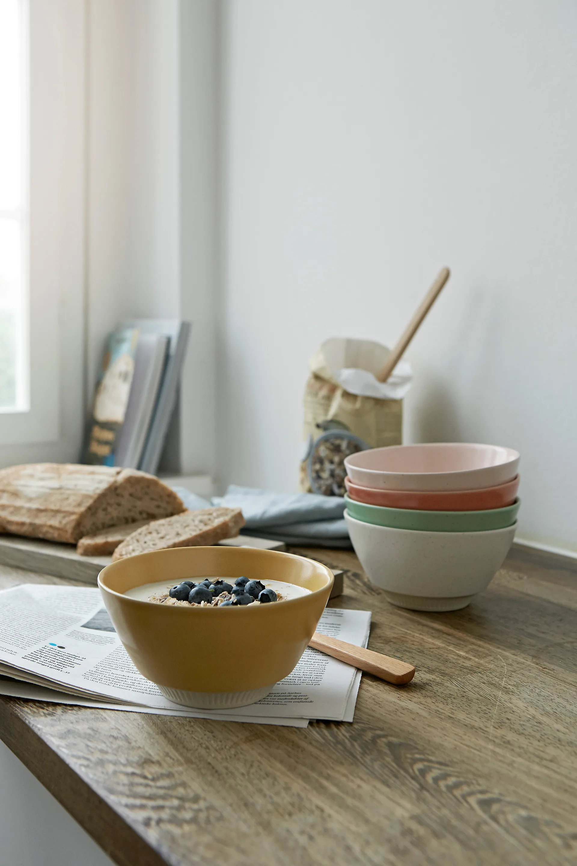 Colorit bowl Ø14 cm, Pink Knabstrup Keramik