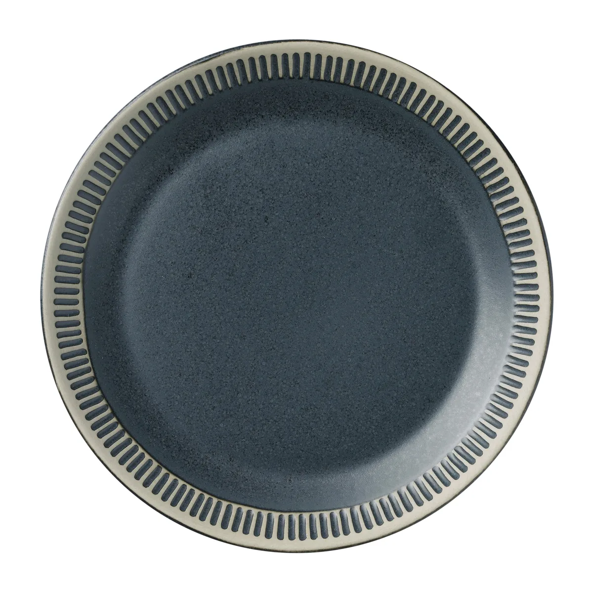 Knabstrup Keramik Colorit plate Ø19 cm Dark grey