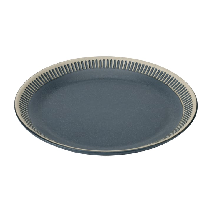 Colorit plate Ø19 cm, Dark grey Knabstrup Keramik