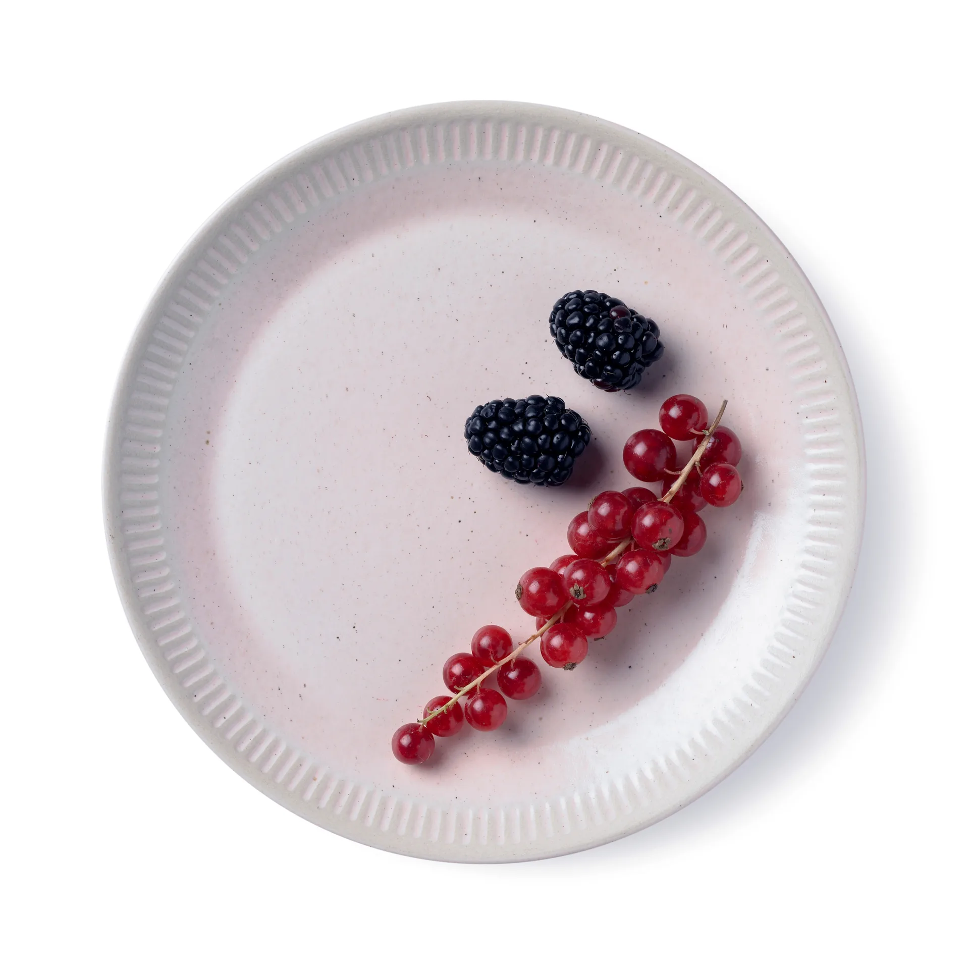 Colorit plate Ø19 cm, Pink Knabstrup Keramik