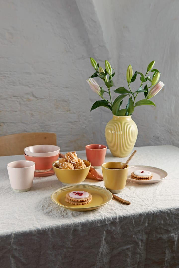 Colorit plate Ø19 cm, Pink Knabstrup Keramik