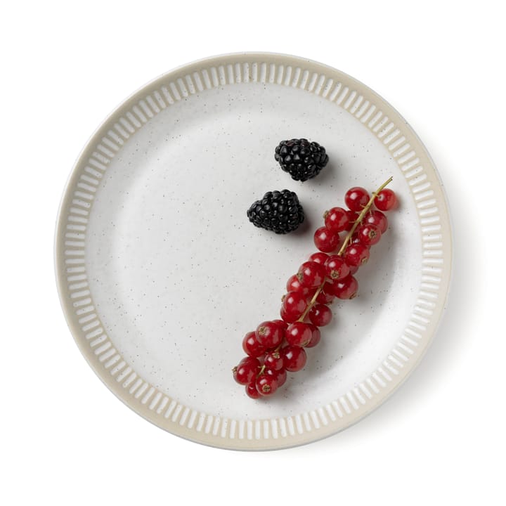 Colorit plate Ø19 cm, Sand Knabstrup Keramik