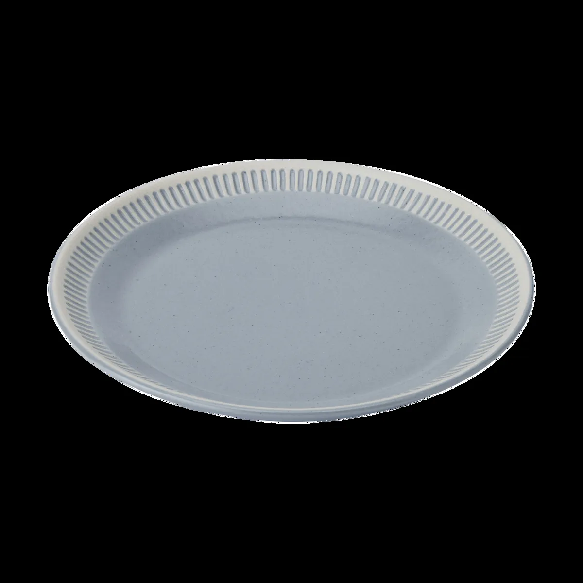 Knabstrup Keramik Colorit plate Ø22 cm Dark grey