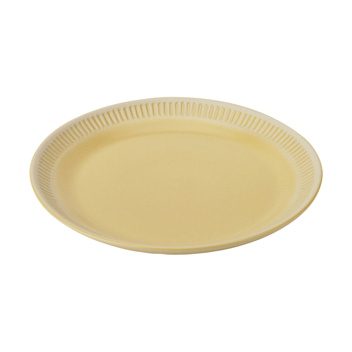 Colorit plate Ø22 cm - Yellow - Knabstrup Keramik