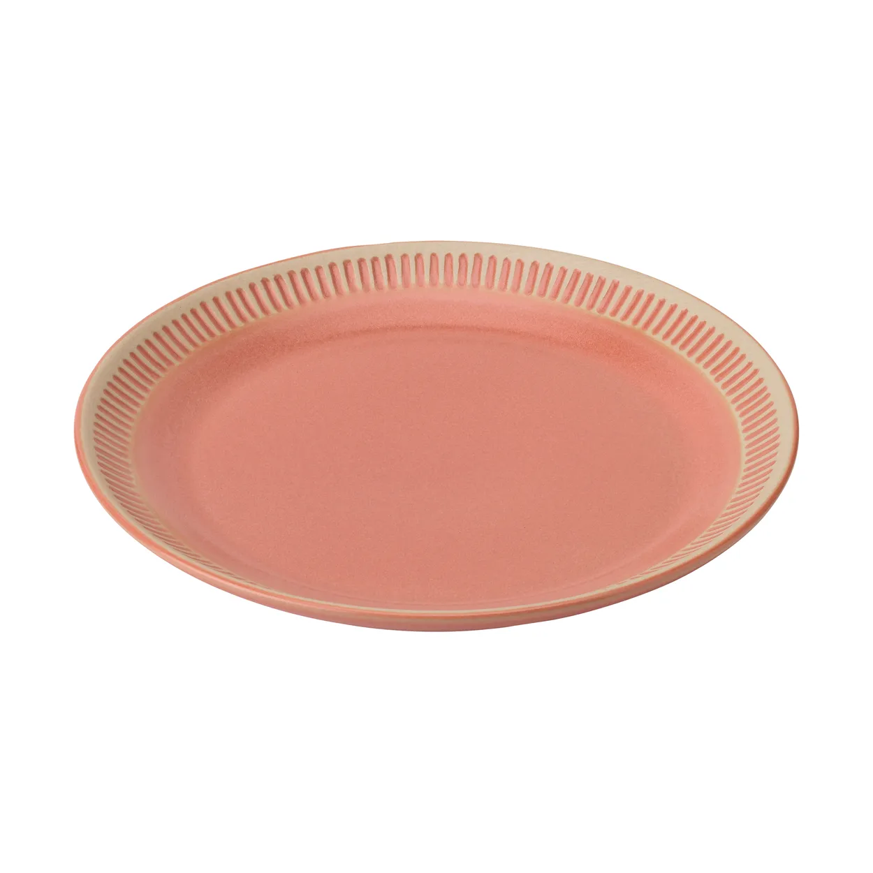 Knabstrup Keramik Colorit plate o27 cm Coral | Scandinavian Design | Dinner plates | Pink