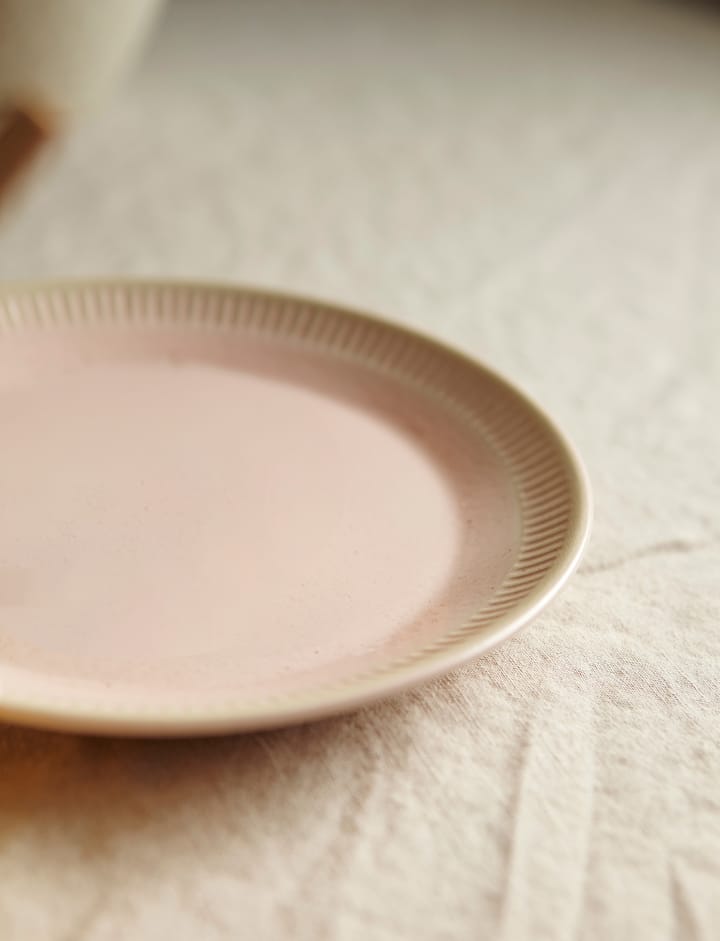 Colorit plate Ø27 cm, Pink Knabstrup Keramik