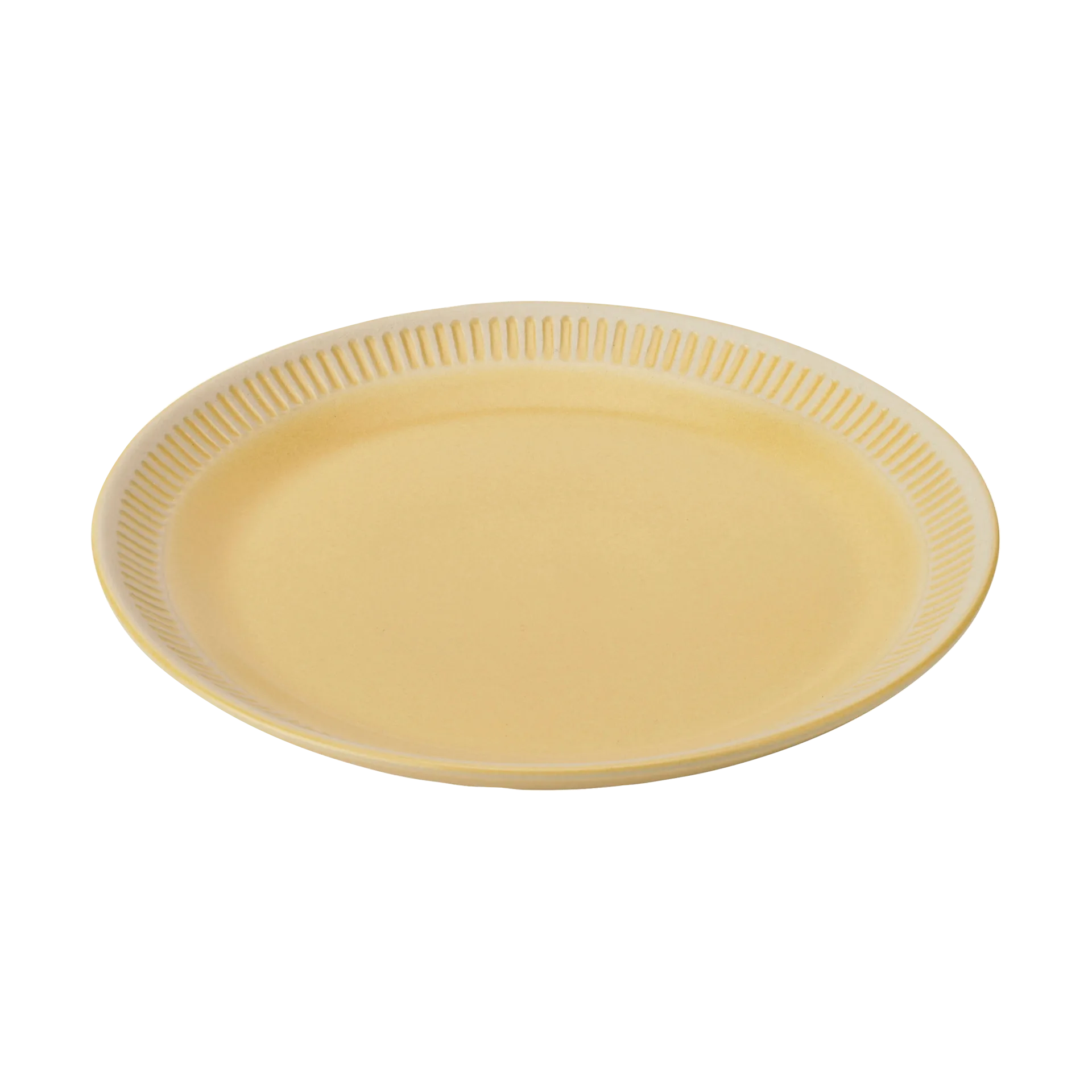 Colorit plate Ø27 cm, Yellow Knabstrup Keramik