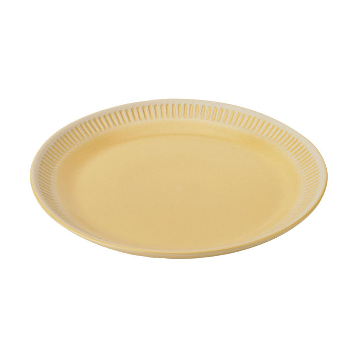Colorit plate Ø27 cm - Yellow - Knabstrup Keramik