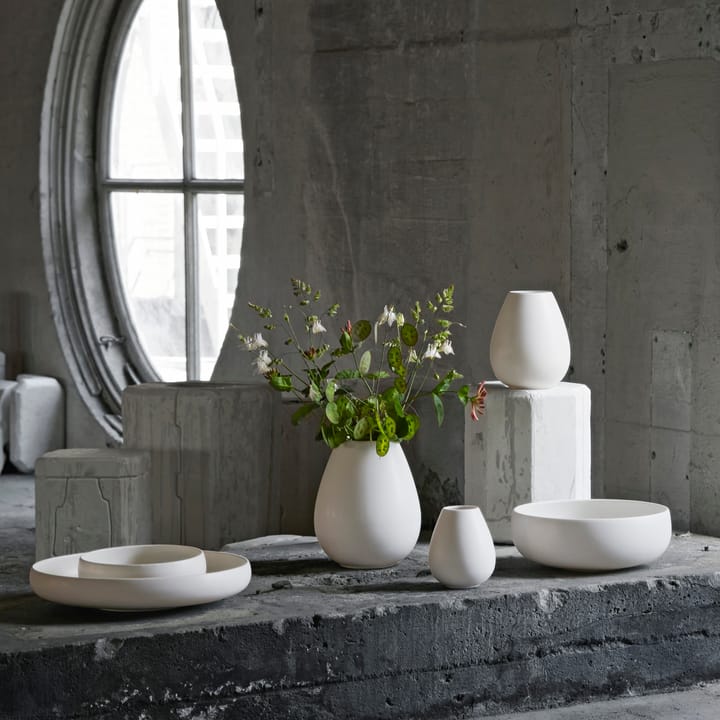 Earth vase 14 cm - white - Knabstrup Keramik