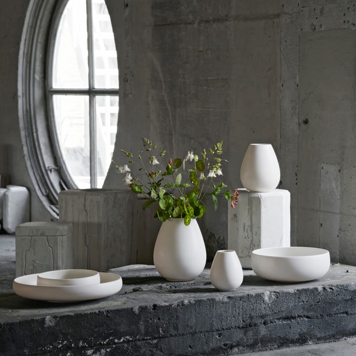 Earth vase 24 cm - white - Knabstrup Keramik