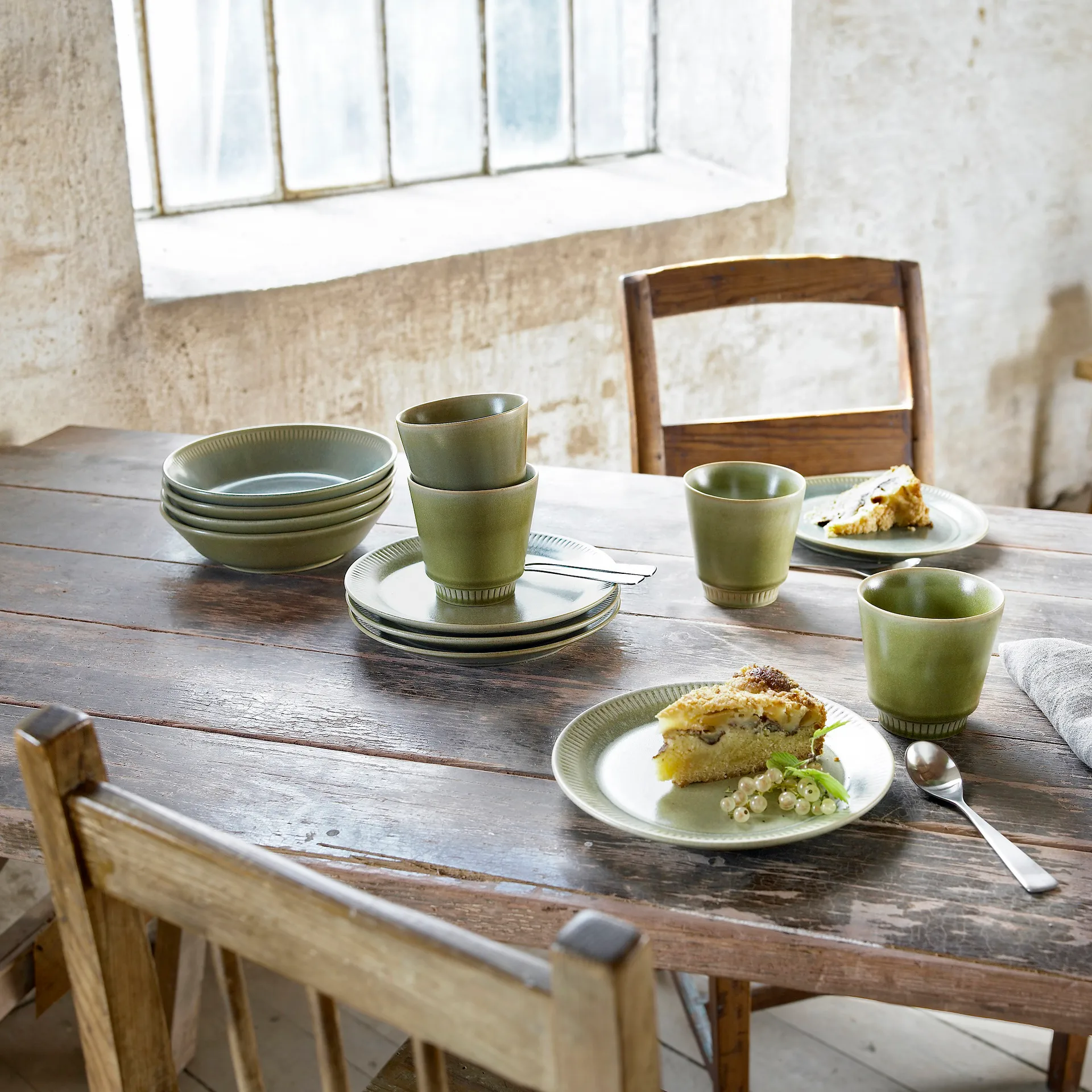 Knabstrup cup 28 cl, olivgreen Knabstrup Keramik