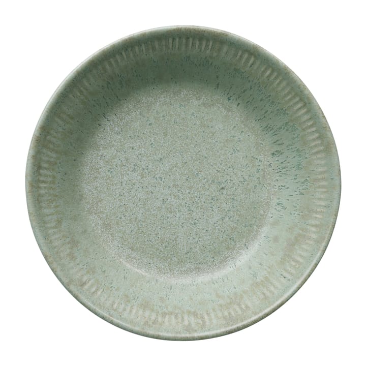 Knabstrup deep  plate olivgreen - 14.5 cm - Knabstrup Keramik