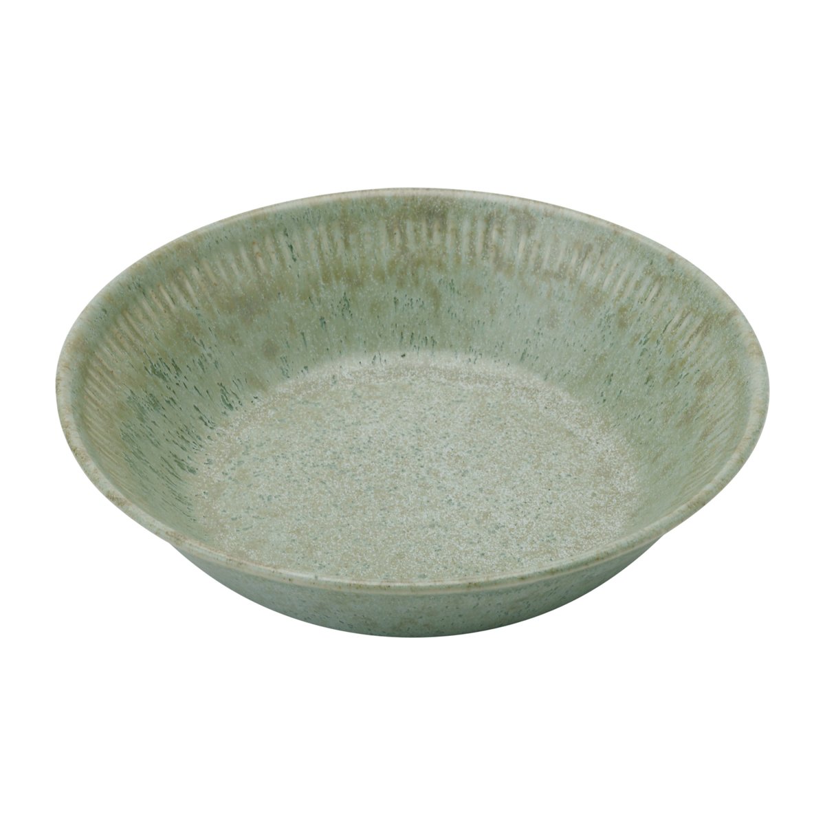 Knabstrup Keramik Knabstrup deep plate olivgreen 14.5 cm
