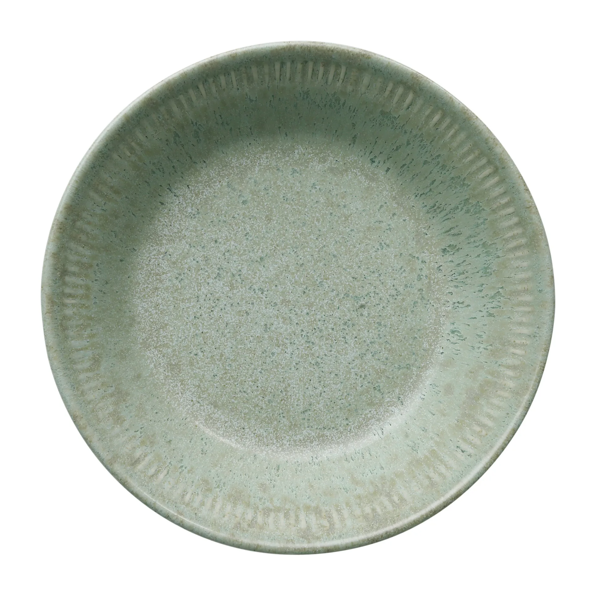 Knabstrup deep plate olivgreen, 14.5 cm Knabstrup Keramik