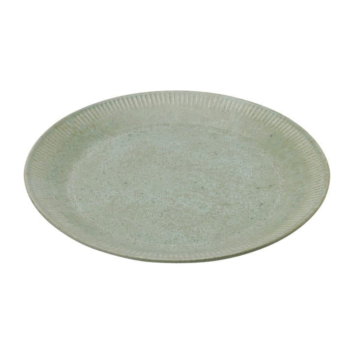 Knabstrup matplate olivgreen - 27 cm - Knabstrup Keramik